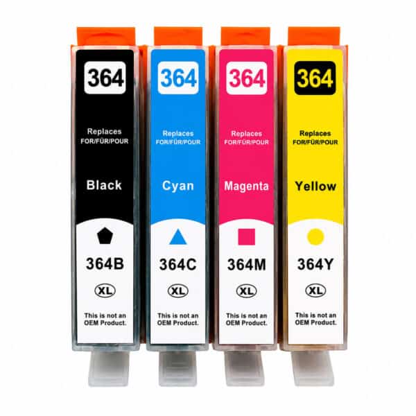 HP 364XL multipack 4 τεμαχίων συμβατών μελανιών για HP Photosmart & DeskJet