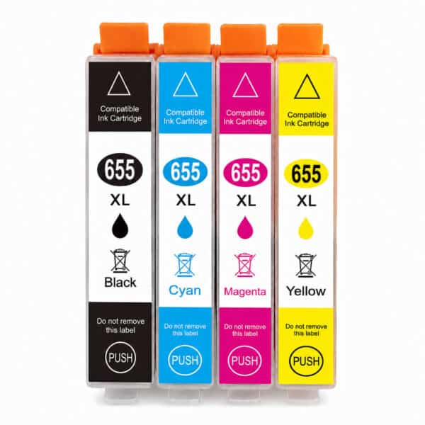 HP 655XL– Multipack 4 Τεμαχίων Συμβατών Μελανιών HP 655XL Multipack 4 Τεμάχια Συμβατών Μελανιών