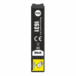 Epson 16XL -T 1631 BLACKμεμονωμένα μελάνια: Μαύρο, Cyan, Magenta ή Yellow. XL απόδοση, καθαρή εκτύπωση και πλήρης συμβατότητα με εκτυπωτές Epson WorkForce.