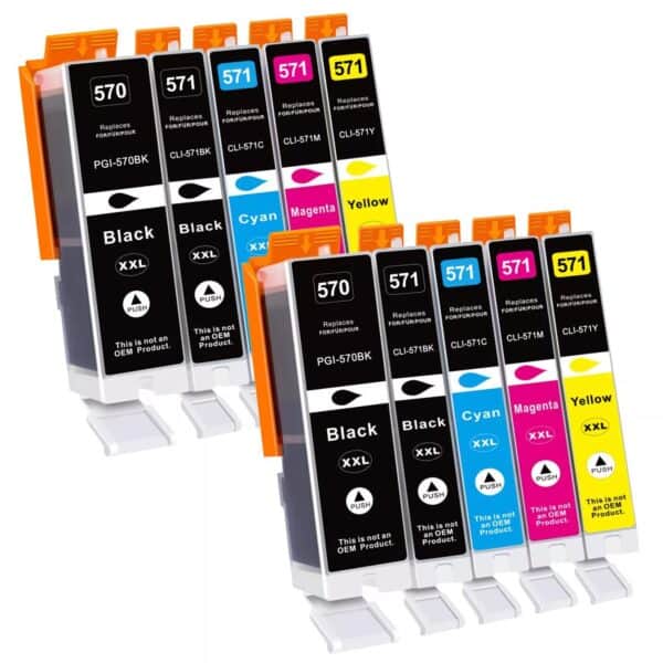 canon pgi-570xl / cli-571xl multipack 10 pack