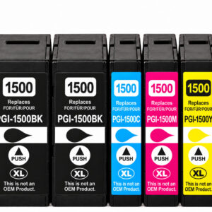 Canon PGI-1500XL multipack 5 συμβατών μελανιών για εκτυπωτές Canon Maxify