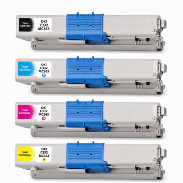 OKI C332 – Multipack 4 Τεμαχιών Συμβατών Τόνερ OKI C332 Multipack – Συμβατά Τόνερ 4 Χρωμάτων