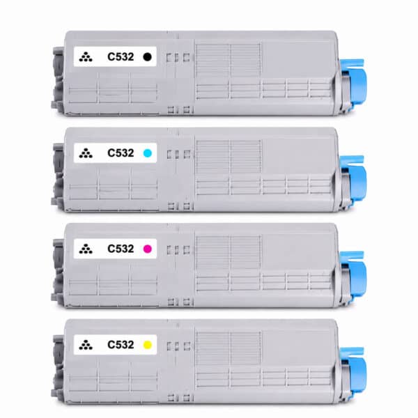 OKI C532 – Multipack 4 Τεμάχιών Συμβατών Τόνερ OKI C532 Multipack 4 Συμβατών Τόνερ για color laser OKI C & OKI MC