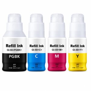 CANON GI-40 / GI-50 multipack 4 συμβατών μελανιών για Canon Pixma MegaTank