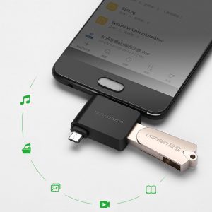 Ugreen Μετατροπέας 2in1 από USB-C & micro USB male σε USB-A female (30453) - Image 6