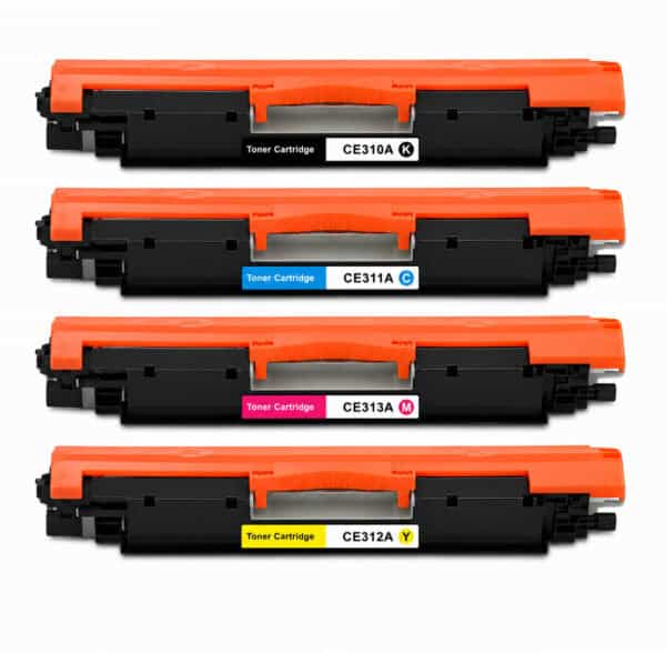 HP 126A – Multipack 4 Τεμάχιών Συμβατών Τόνερ HP 126A Multipack – Μαύρο, Κυανό, Κίτρινο, Μαγέντα