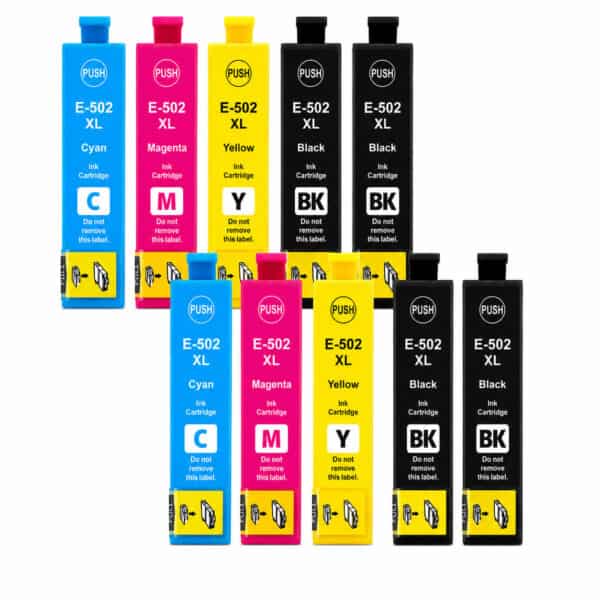 EPSON 502XL – Multipack 10 Τεμαχίων Συμβατών Μελανιών Epson 502XL Multipack 8 pcs 2set συμβατών μελανιών για Epson XP και WF