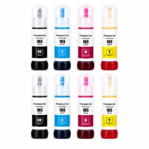 Epson EcoTank 103 multipack 8 τεμαχίων (2 set) συμβατών μελανιών για εκτυπωτές EcoTank