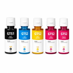 HP GT51 / GT52 – πακέτο 5 μελανιών xl (2x black) για hp smart tank
