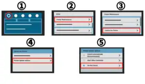 Disable HP Printer firmware Update