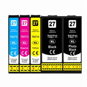 Epson 27XL Multipack 5 Τεμαχίων με 2 Μαύρα