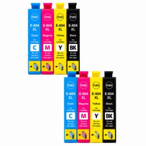 Epson 604XL multipack 8 τεμαχίων (2 σετ) συμβατών μελανιών για XP και WF