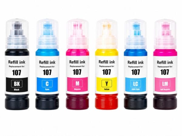 Epson EcoTank 107 Multipack 6 συμβατών μελανιών 70ml για ET-18100