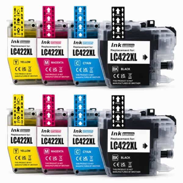 BROTHER LC422XL– Multipack 8 Συμβατών Μελανιών Brother LC422XL 8 Τεμάχια Συμβατά Μελάνια