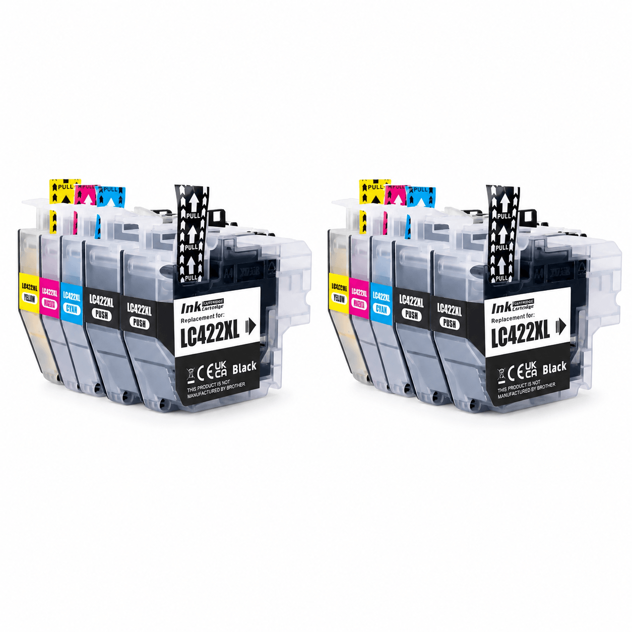 BROTHER LC422XL multipack 8 τεμαχίων συμβατών μελανιών