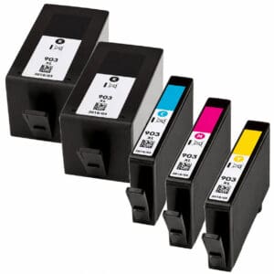 HP 903XL multipack 2x μαύρα συμβατά μελάνια για HP OfficeJet