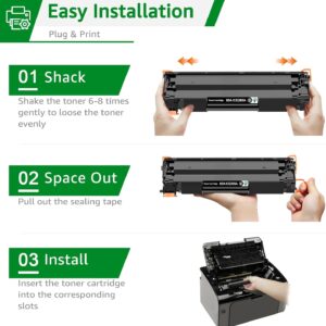 HP CE285A CE278A CB435A CB436A & Canon 712–728 – Συμβατό Universal Τόνερ Μαύρο για HP LaserJet & Canon LBP