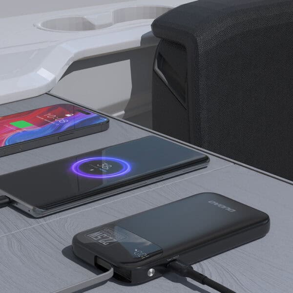 Dudao K31 Powerbank 10000 mAh 22.5W PD with Built-in Cable - Black