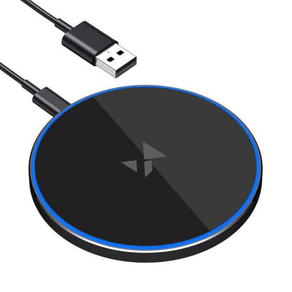 Wozinsky WLI-01Y 15W Qi Inductive Charger with USB-C Cable - Black