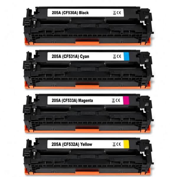 HP 205A - Multipack 4 Τεμάχιών Συμβατών Τόνερ HP 205A multipack 4 συμβατών τόνερ