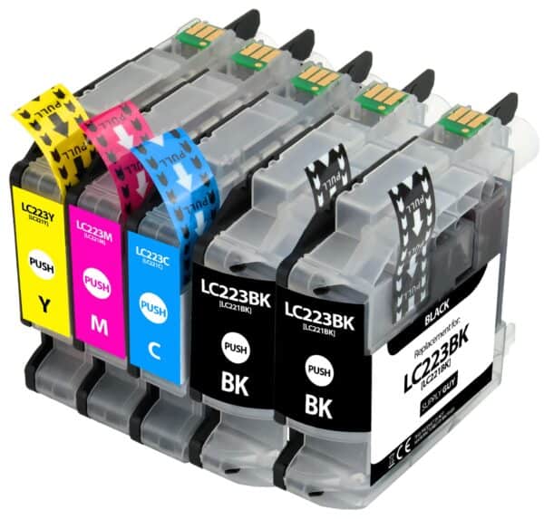 Brother LC223 multipack 2x black συμβατά μελάνια