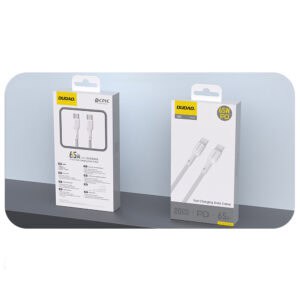Dudao L9C 65W USB-C - USB-C 2m Cable - white-