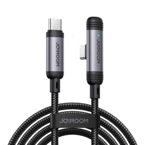 Joyroom S-A56 EnjoyX Series 90° USB-C - USB-C cable 60W 1.2m - black
