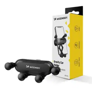 Wozinsky WCH-05 gravity car phone holder for air vent black