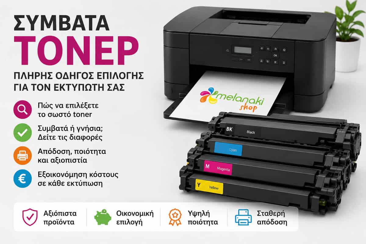 Συμβατά Τόνερ – Πλήρης Οδηγός Επιλογής