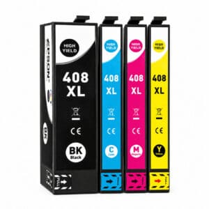 Epson 408XL multipack 4 συμβατών μελανιών για Epson WorkForce Pro WF-C4310 και WF-C4810