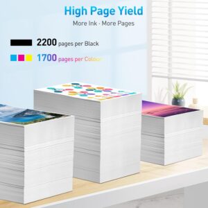 Epson 408XL multipack 4 συμβατών μελανιών για Epson WorkForce Pro WF-C4310 και WF-C4810
