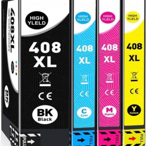 Epson 408XL multipack 4 συμβατών μελανιών για Epson WorkForce Pro WF-C4310 και WF-C4810