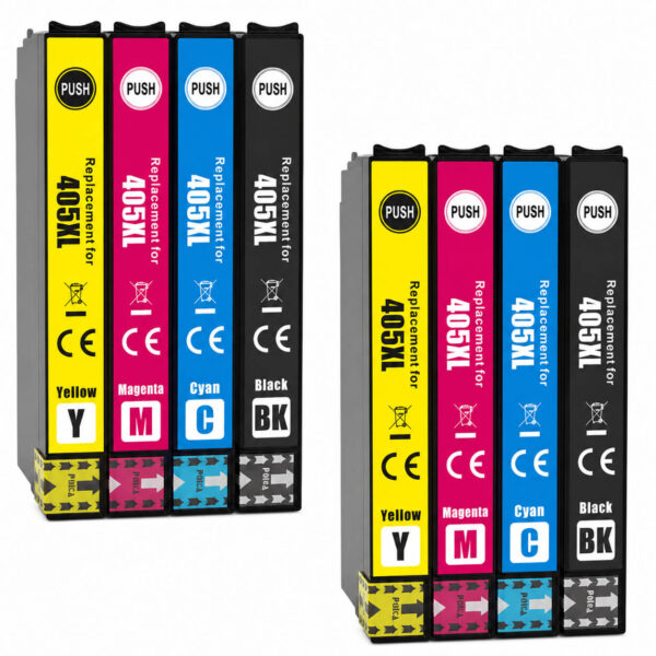 EPSON 405XL – Multipack 8 Συμβατών Μελανιών Epson 405XL multipack 8 συμβατών μελανιών 2×Set