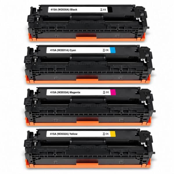 HP 415A - Multipack 4 Τεμάχιών Συμβατών Τόνερ HP 415A Multipack 4 Συμβατά Toner