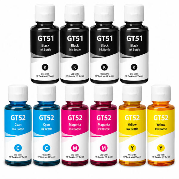 HP GT51 / GT52 – Multipack 10 Συμβατών Μελανιών