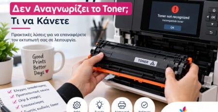 Ο εκτυπωτής δεν αναγνωρίζει το toner – έλεγχος και αντιμετώπιση προβλήματος