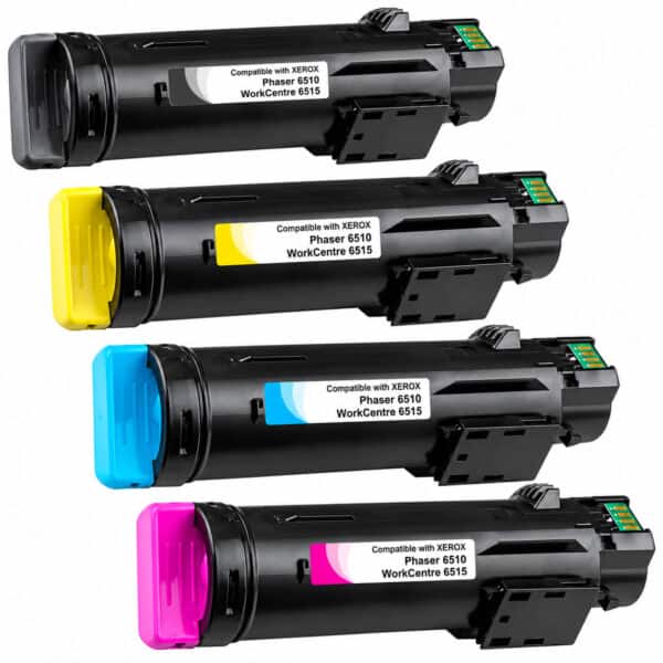 Xerox 6510 / 6515 Multipack 4 Συμβατά Toner Black Cyan Magenta Yellow